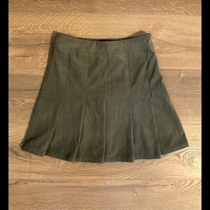 Hyfve army green corduroy mini Skirt, S